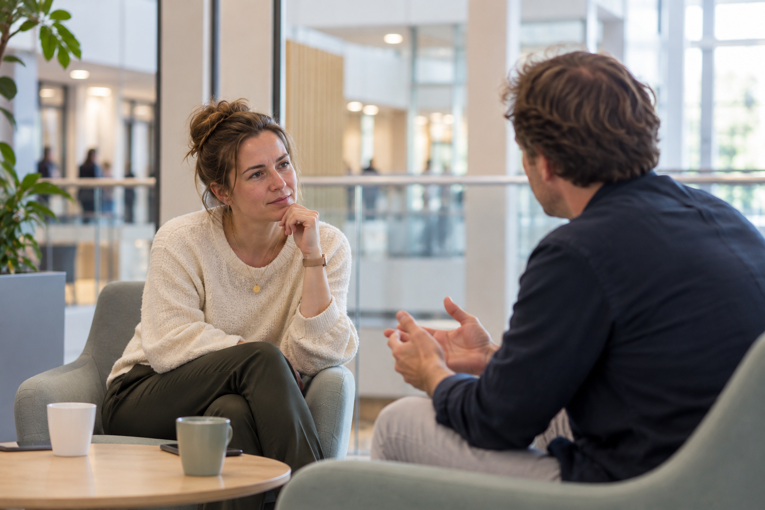 persoonlijk gesprek